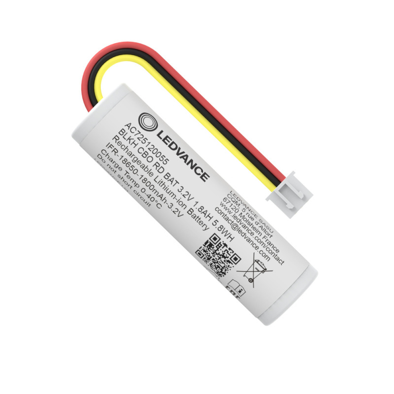 LED svítidlo přisazené LEDVANCE BLKH CBO RD BAT 3.2V 1.8AH 5.8WH