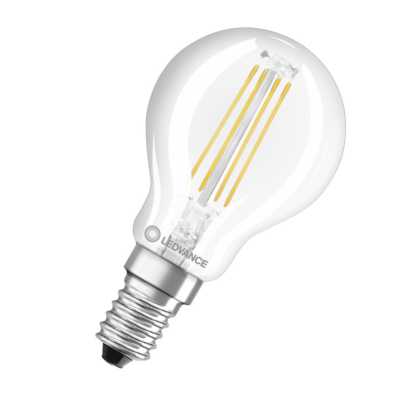LED žárovka LEDVANCE LED CLP40 4W 827  FILCL E14 V