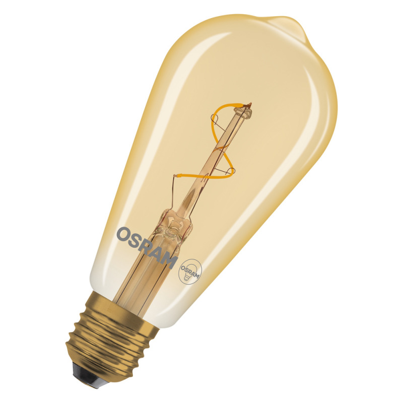 LED žárovka OSRAM 1906LDISON 1,8W/822230VSFILGDE27FS1