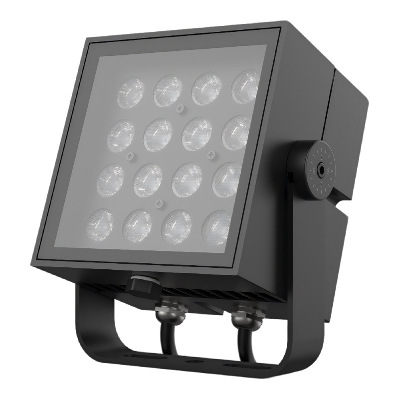 LED reflektor LEDVANCE AR FLO SQ V 36W 840 SYM45 BK DA