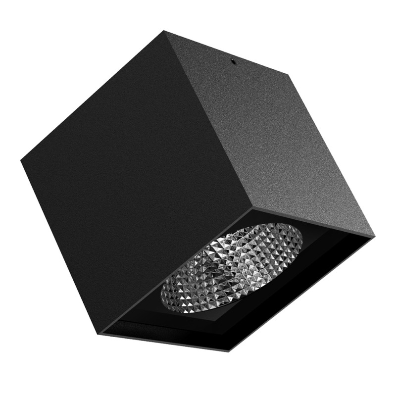 LED bodovka LEDVANCE AR CEIL SQ V 7W 830 SYM40 BK ON