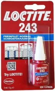 LOCTITE Zajišťovač šroubů 243 středně pevný 5 g
