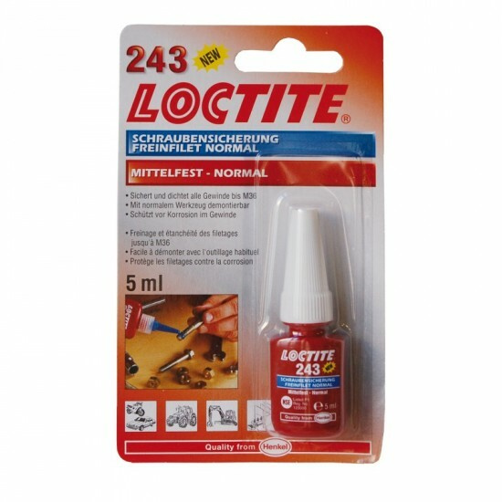 LOCTITE Zajišťovač šroubů 243 středně pevný 5 g