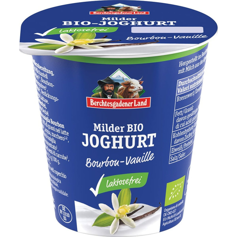 Berchtesgadener Land BIO Vanilkový jogurt bez laktózy