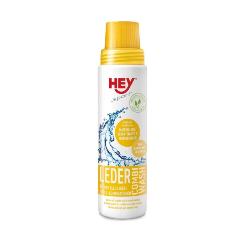 Prací prostředek na kombinaci kůže a textilu HEY Sport Leather Combi Wash 250 ml
