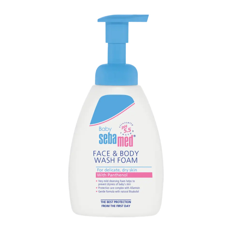 Sebamed Baby Wash velmi jemná mycí emulze na tělo a vlasy 400 ml