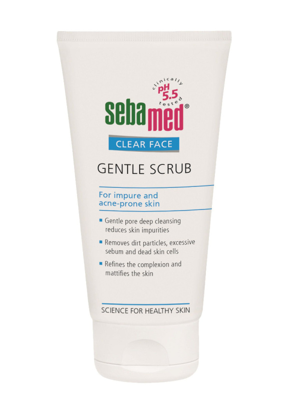 Sebamed Clear Face jemný pleťový peeling 150 ml