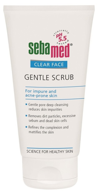 Sebamed Clear Face jemný pleťový peeling 150 ml