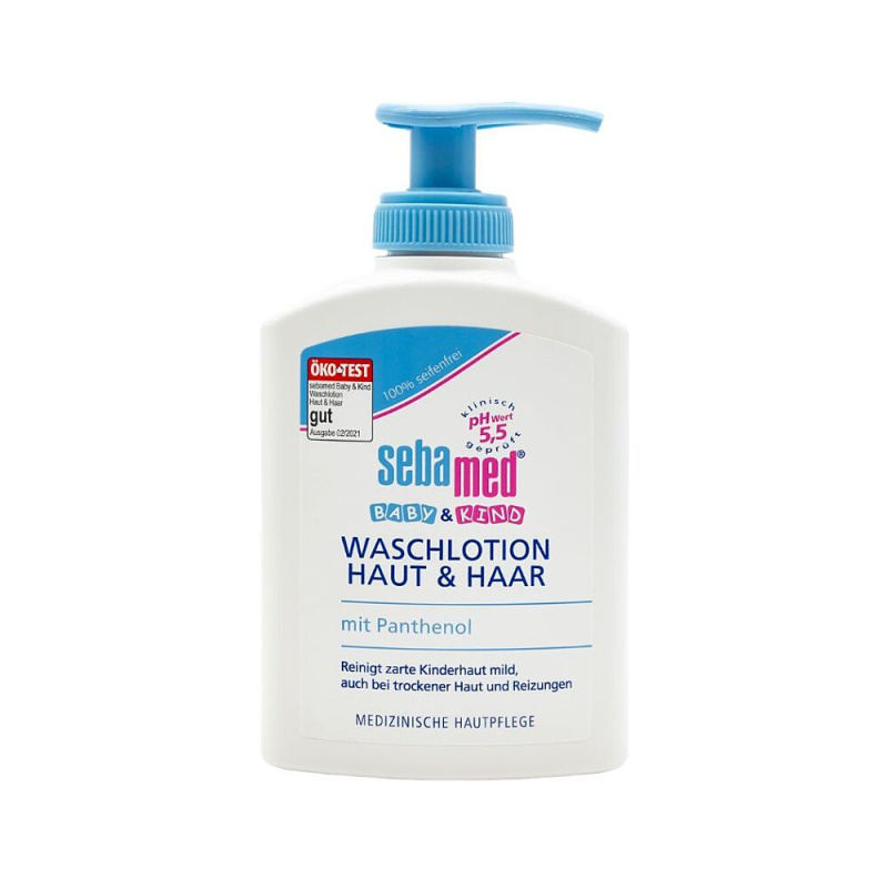 Sebamed Baby mycí emulze na tělo a vlasy s pumpičkou 200 ml