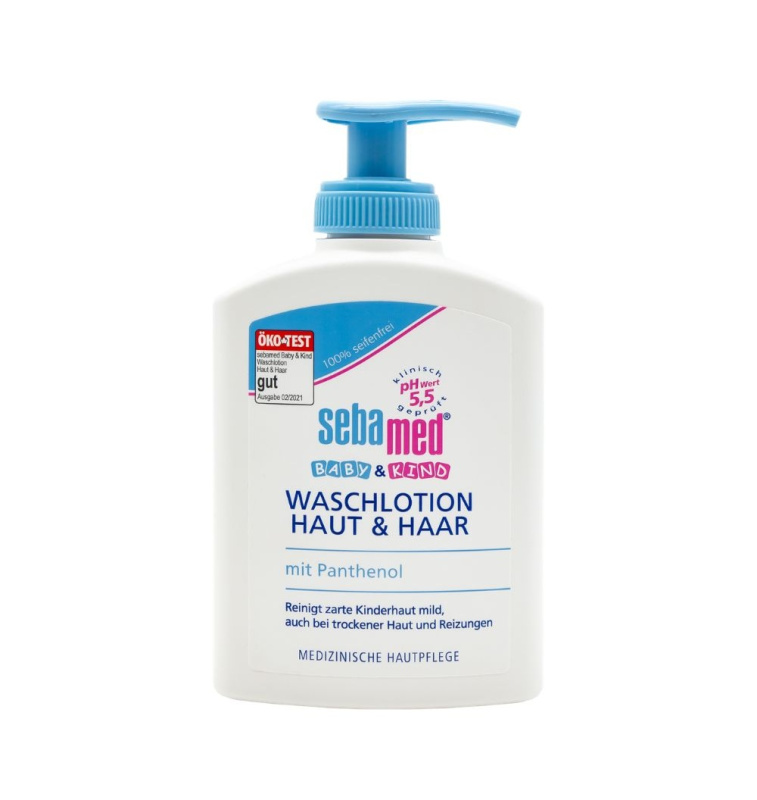 Sebamed Baby mycí emulze na tělo a vlasy s pumpičkou 200 ml