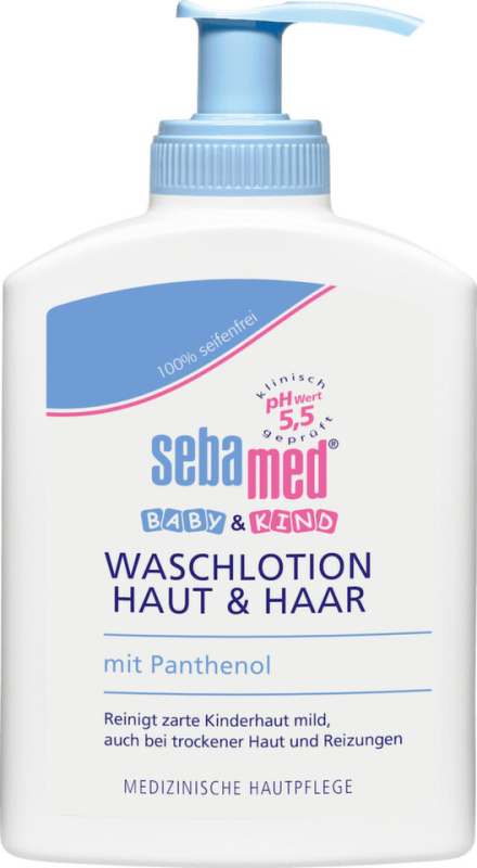 Sebamed Baby mycí emulze na tělo a vlasy s pumpičkou 200 ml