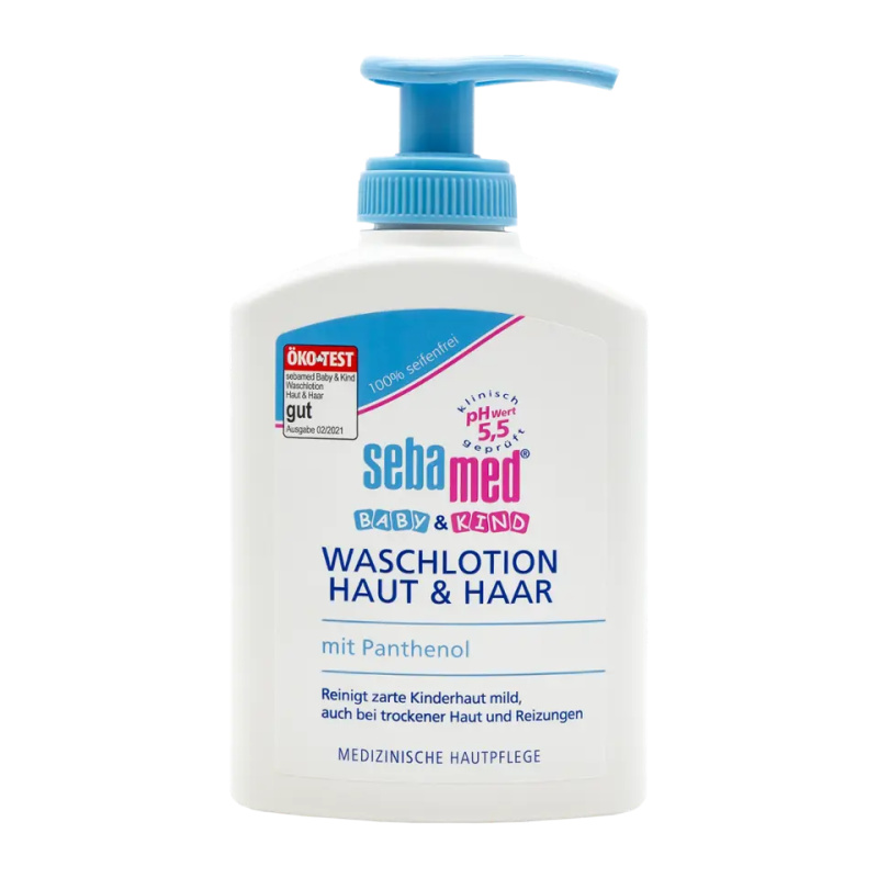 Sebamed Baby mycí emulze na tělo a vlasy s pumpičkou 200 ml