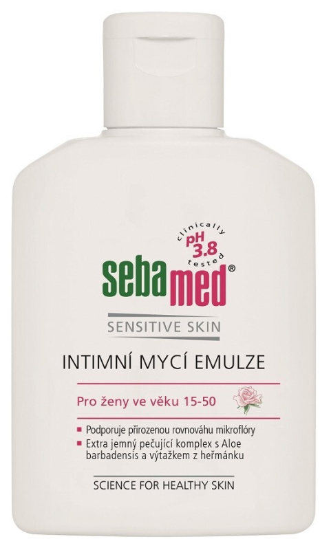 Sebamed Wash Intimate emulze pro intimní hygienu pH 3,8 50 ml