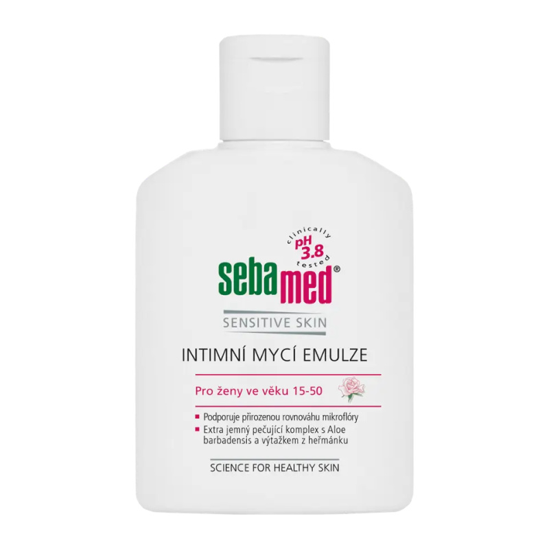 Sebamed Wash Intimate emulze pro intimní hygienu pH 3,8 50 ml