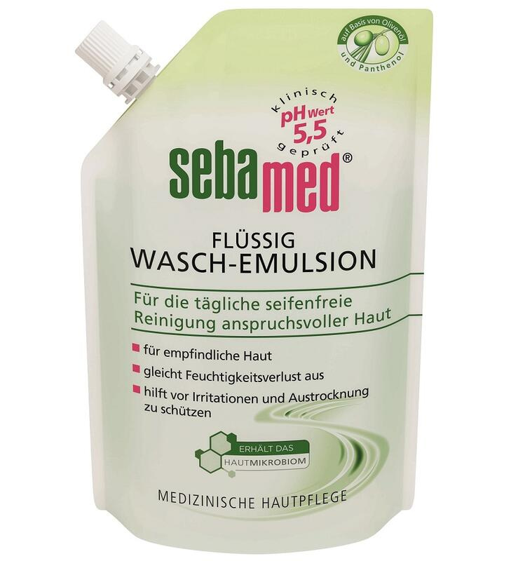Sebamed Náhradní náplň pro mycí emulzi s olivovým olejem (Olive Face & Body Wash Refill) 400 ml