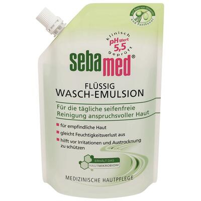 SEBAMED Tekutá mycí emulze s olivovým olejem náhradní náplň 400 ml