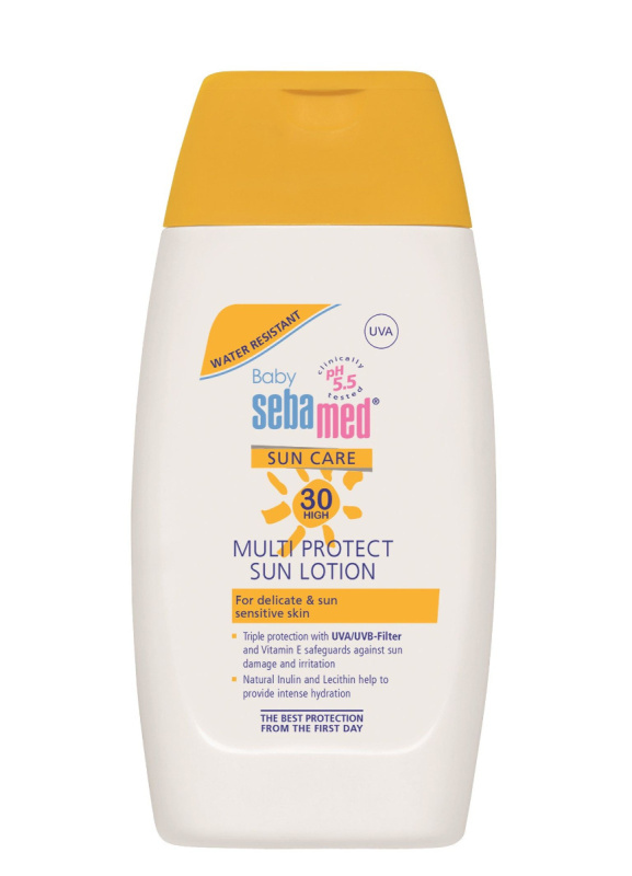 Sebamed Baby Sun opalovací mléko pro děti SPF 30 200 ml