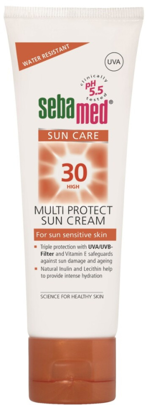 Sebamed Sun Care Multi Protect Sun Cream opalovací krém SPF 30 75 ml
