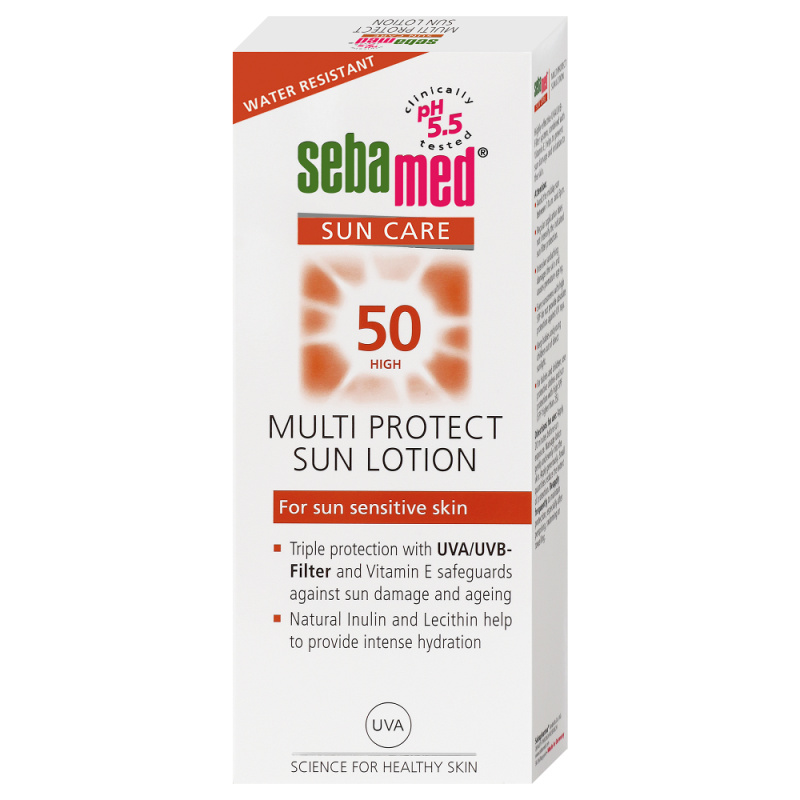 Sebamed Sun Care Multi Protect opalovací mléko SPF 50 150 ml