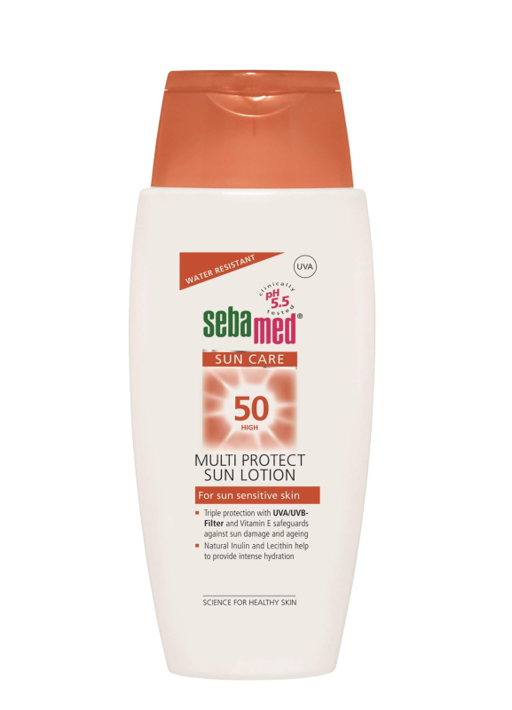 Sebamed Sun Care Multi Protect opalovací mléko SPF 50 150 ml
