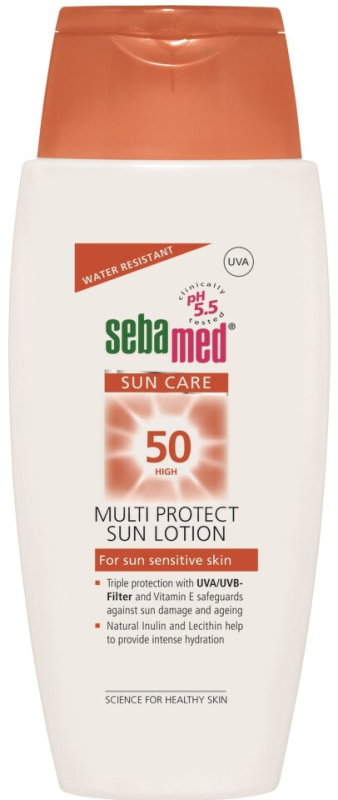 Sebamed Sun Care Multi Protect opalovací mléko SPF 50 150 ml