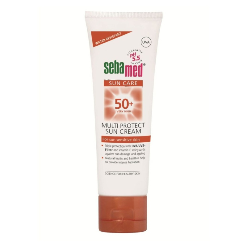 Sebamed Sun Care Multi Protect mléko na opalování SPF 50+ 75 ml