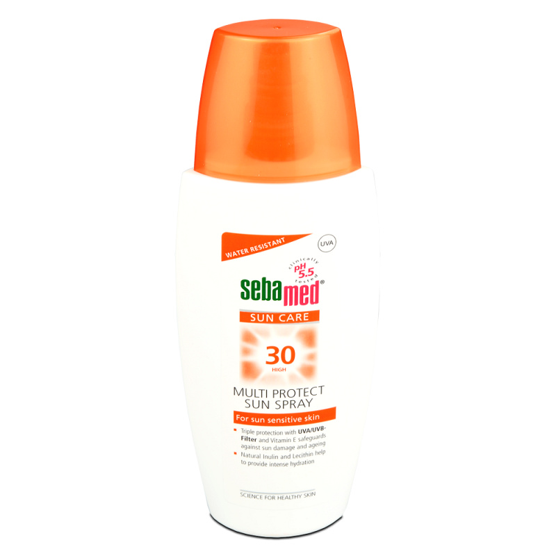 Sebamed Sun Care Multi Protect Sun Spray opalovací sprej pro citlivou pokožku SPF 30 150 ml