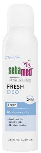 Sebamed Body Care deodorant bez alkoholu a obsahu hliníku Fresh 150 ml