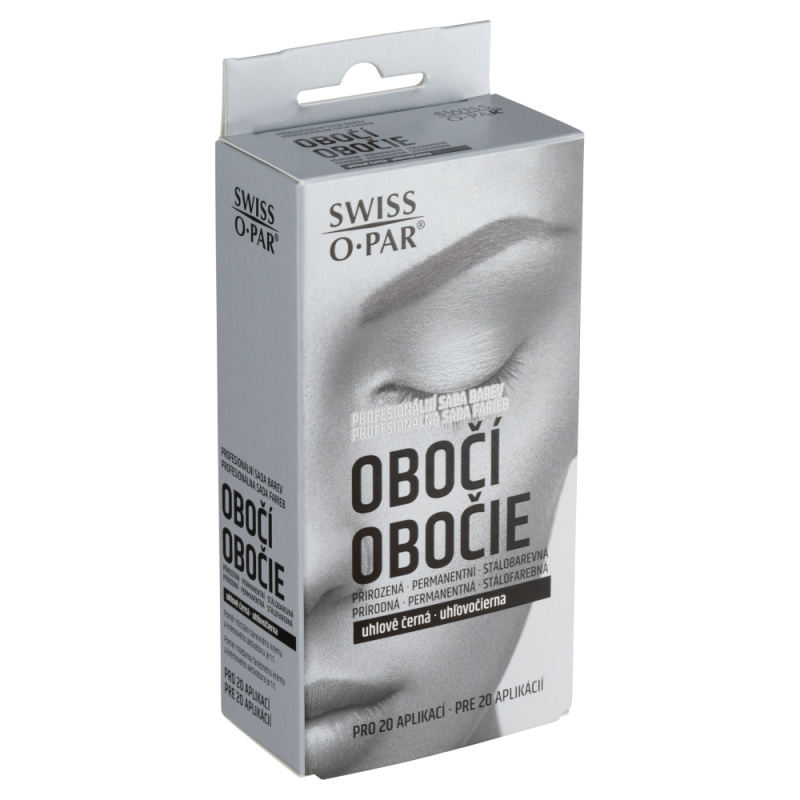 Profesionální sada barev na obočí černá