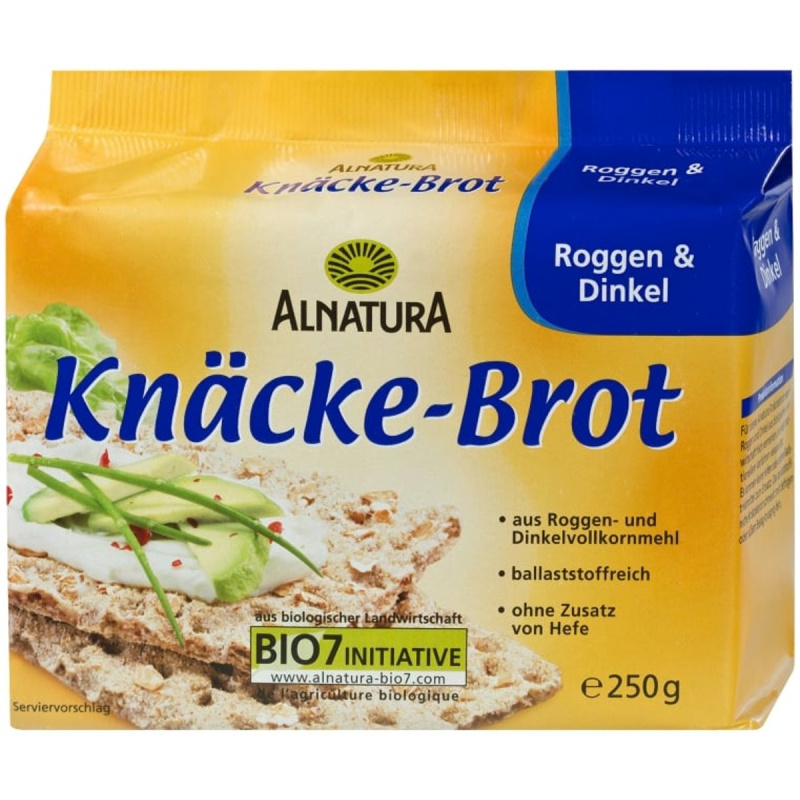 Alnatura BIO Knäckebrot z celozrnné žitné a špaldové mouky