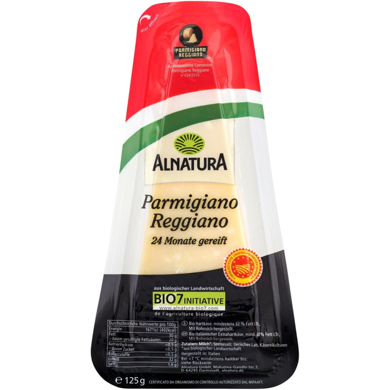 Alnatura BIO Parmigiano Reggiano 24 měsíců zrání