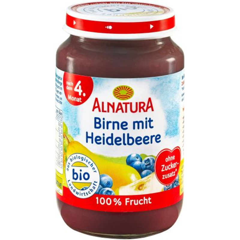Alnatura BIO Hruškovo-borůvkový příkrm