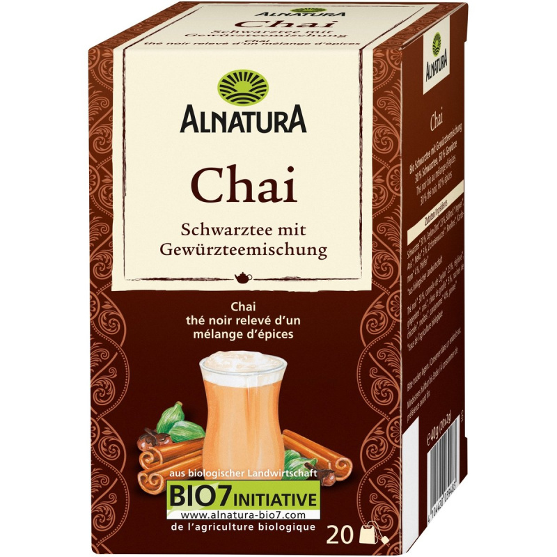 Alnatura BIO Chai-Tee směs černého čaje a koření