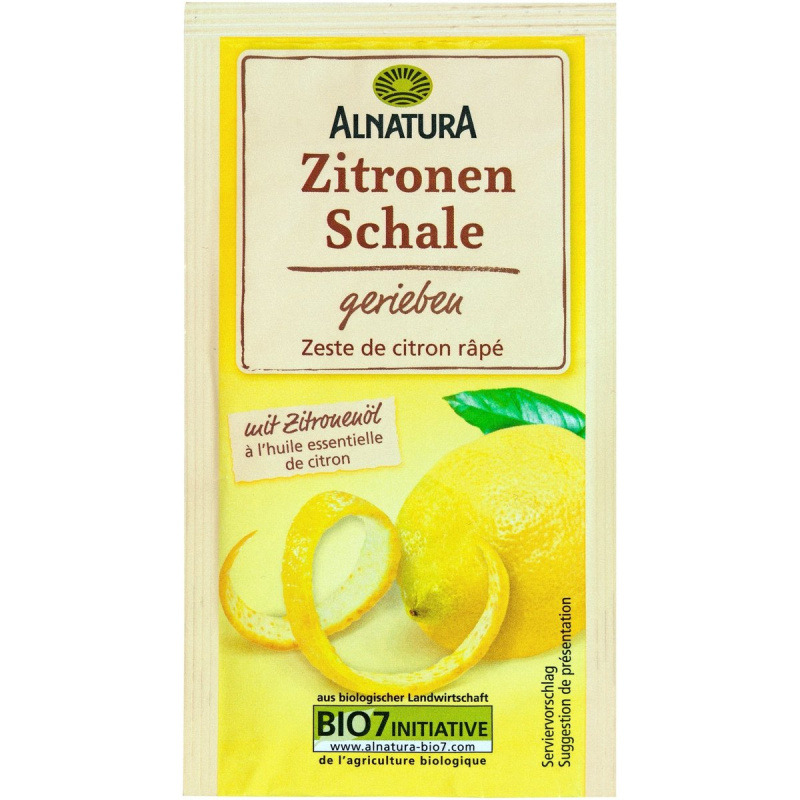 Alnatura BIO Citronová kůra strouhaná