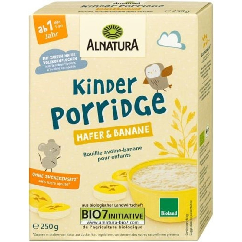 Alnatura BIO Dětská kaše ovesno-banánová