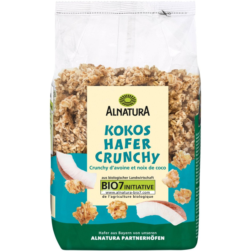 Alnatura BIO Křupavé ovesné vločky s kokosem