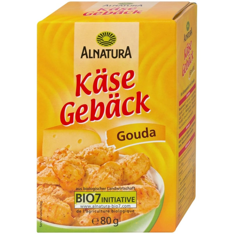 Alnatura BIO Sušenky se sýrem Gouda