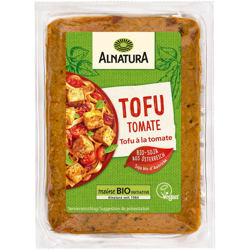 Alnatura BIO Tofu s rajčaty a bazalkou