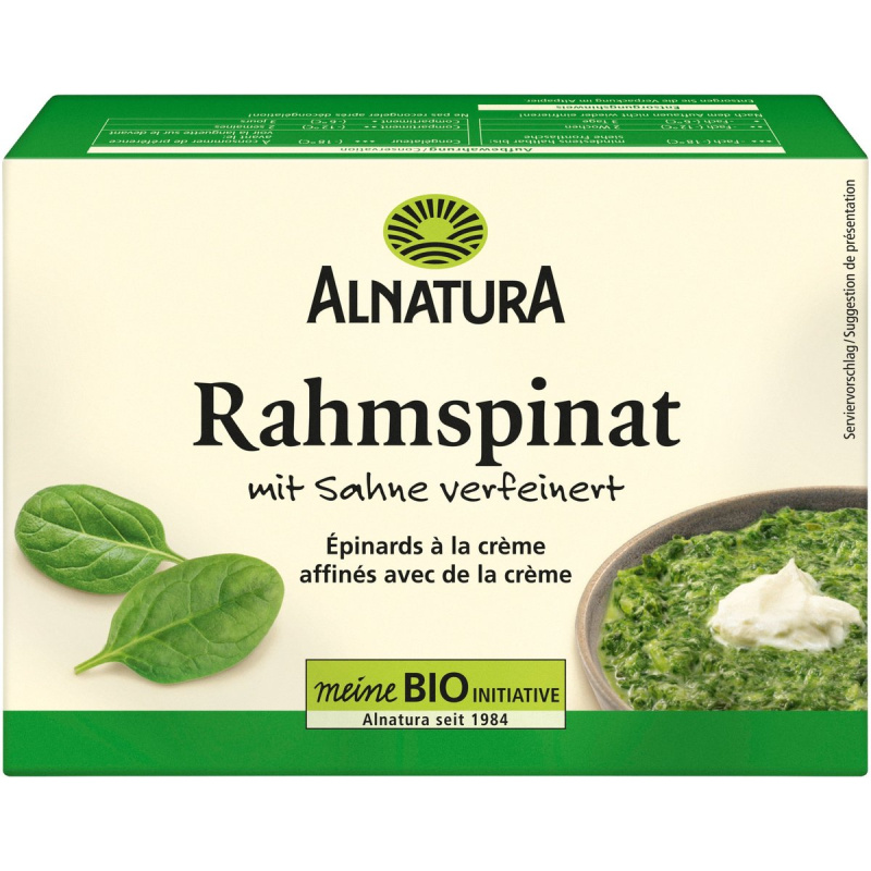Alnatura BIO Špenát s kořením a smetanou