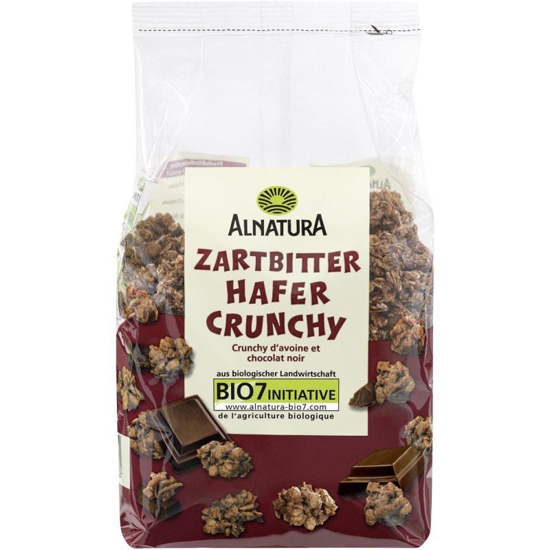 Alnatura BIO Křupavé ovesné müsli s hořkou čokoládou