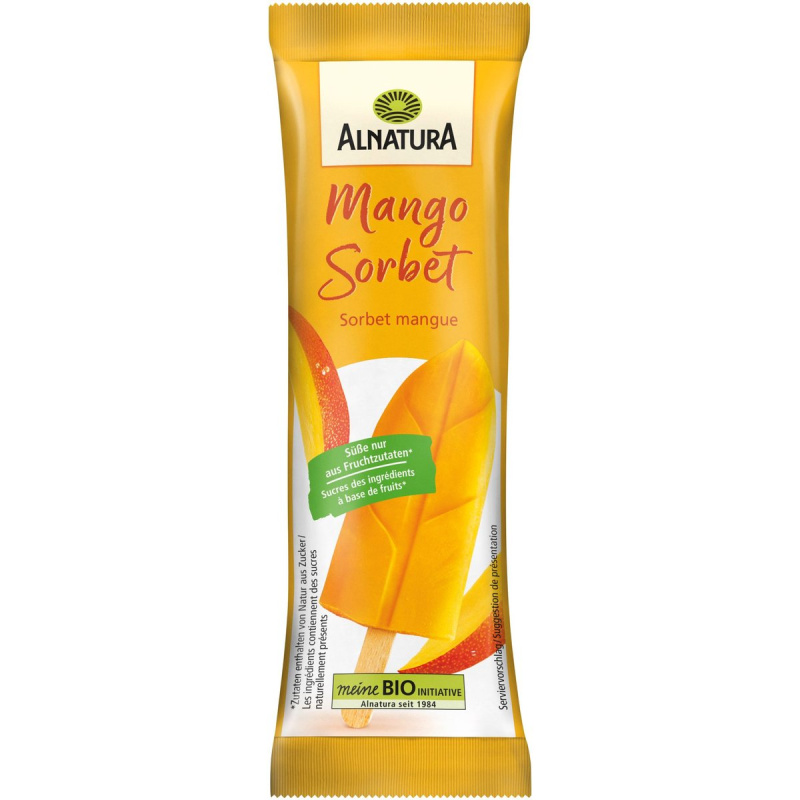 Alnatura BIO Mangový sorbet na dřívku
