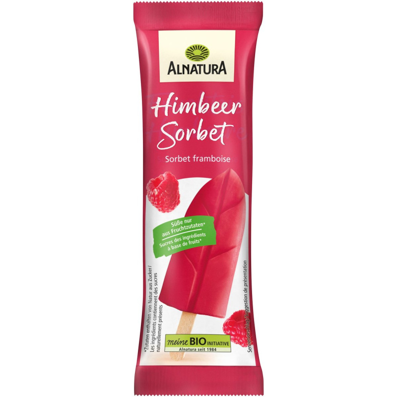 Alnatura BIO Malinový sorbet na dřívku