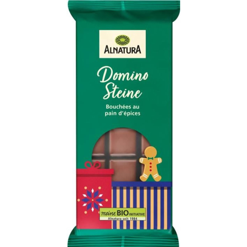 Alnatura BIO Domino – Perník s jablečnou náplní, marcipánem a hořkou čokoládou