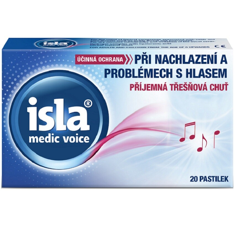 ISLA Medic Voice třešeň 20 pastilek