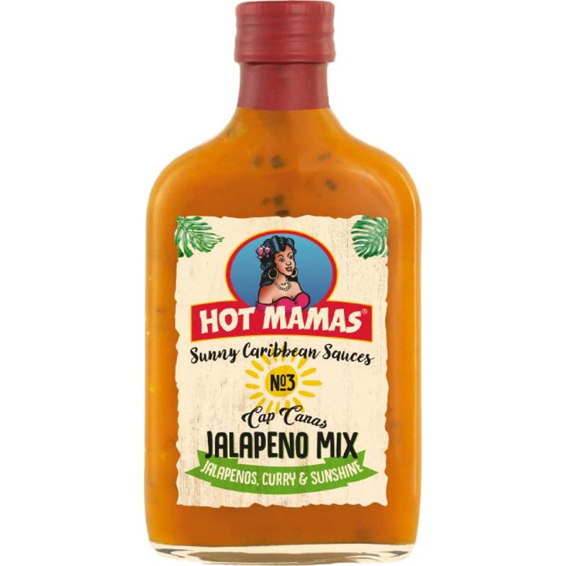Hot Mamas Sunny Caribbean Sauces Jalapeno Mix marináda