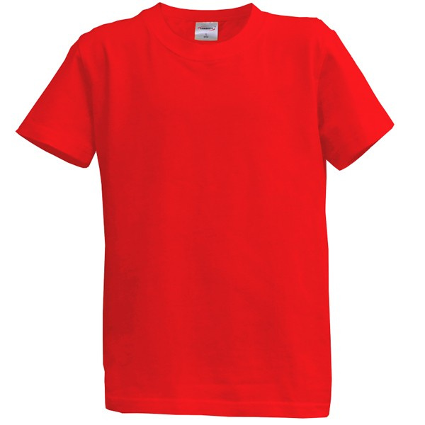 Dětské tričko krátký rukáv L - červené (12-13 let)