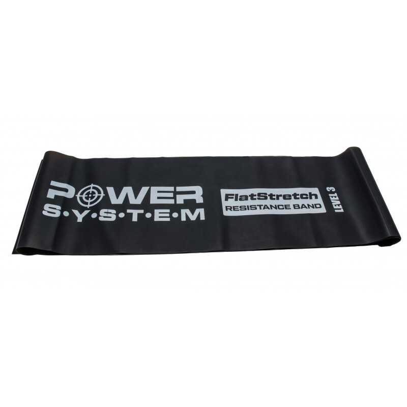 Power System Posilovací guma Flat Stretch Band Level 3 - šedá