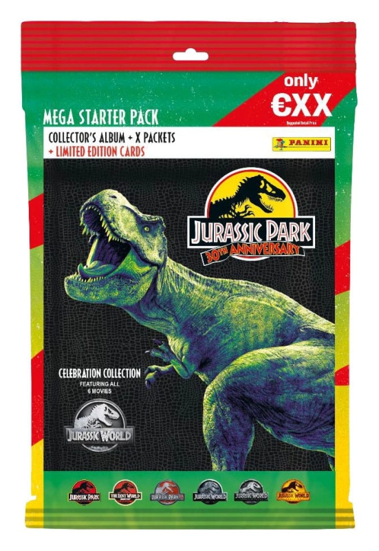 Panini Jurassic Park 30th Anniversary trading card collection starter set