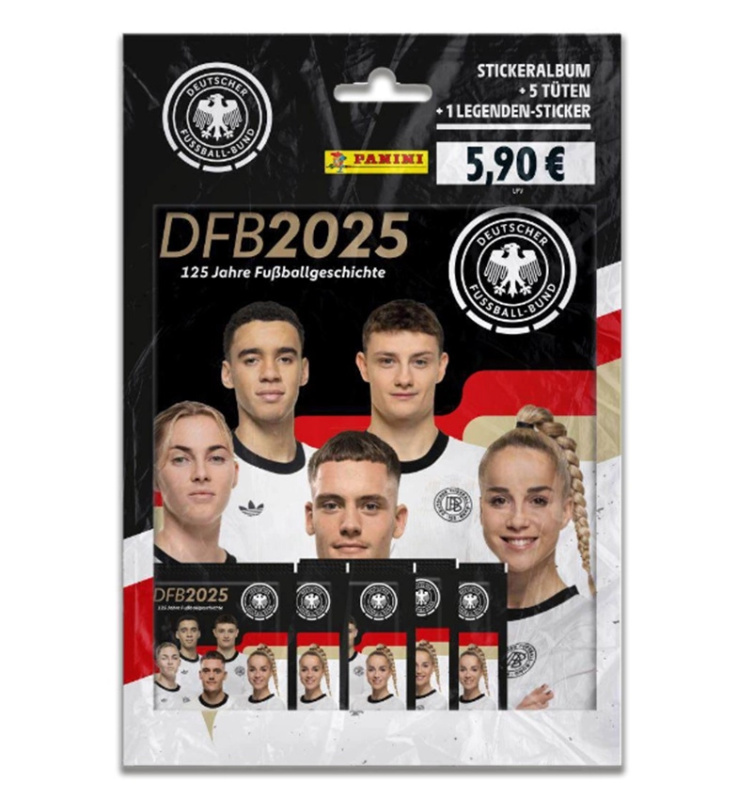 DFB 2025 – 125 let fotbalové historie – startovací sada samolepek