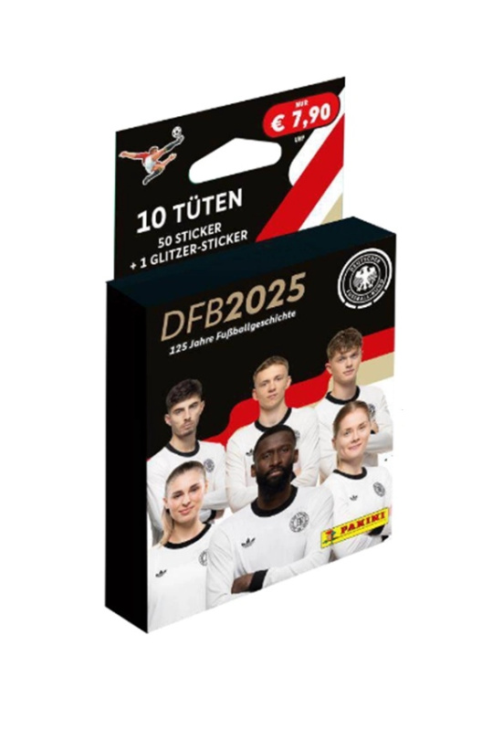 DFB 2025 – 125 let fotbalové historie – samolepky, eco blister 2